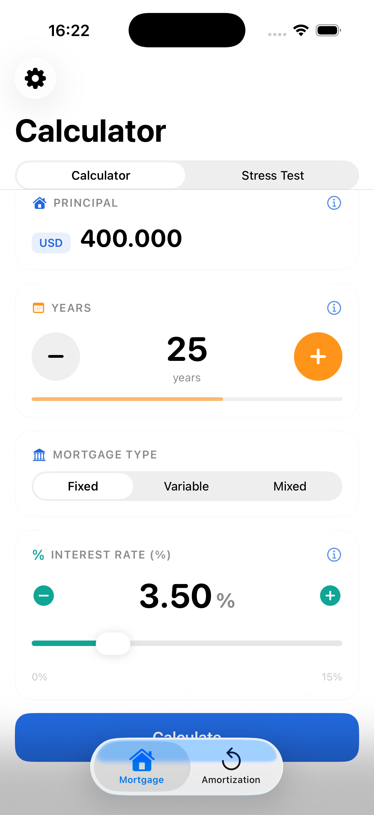 Amortix — Mortgage Calculator