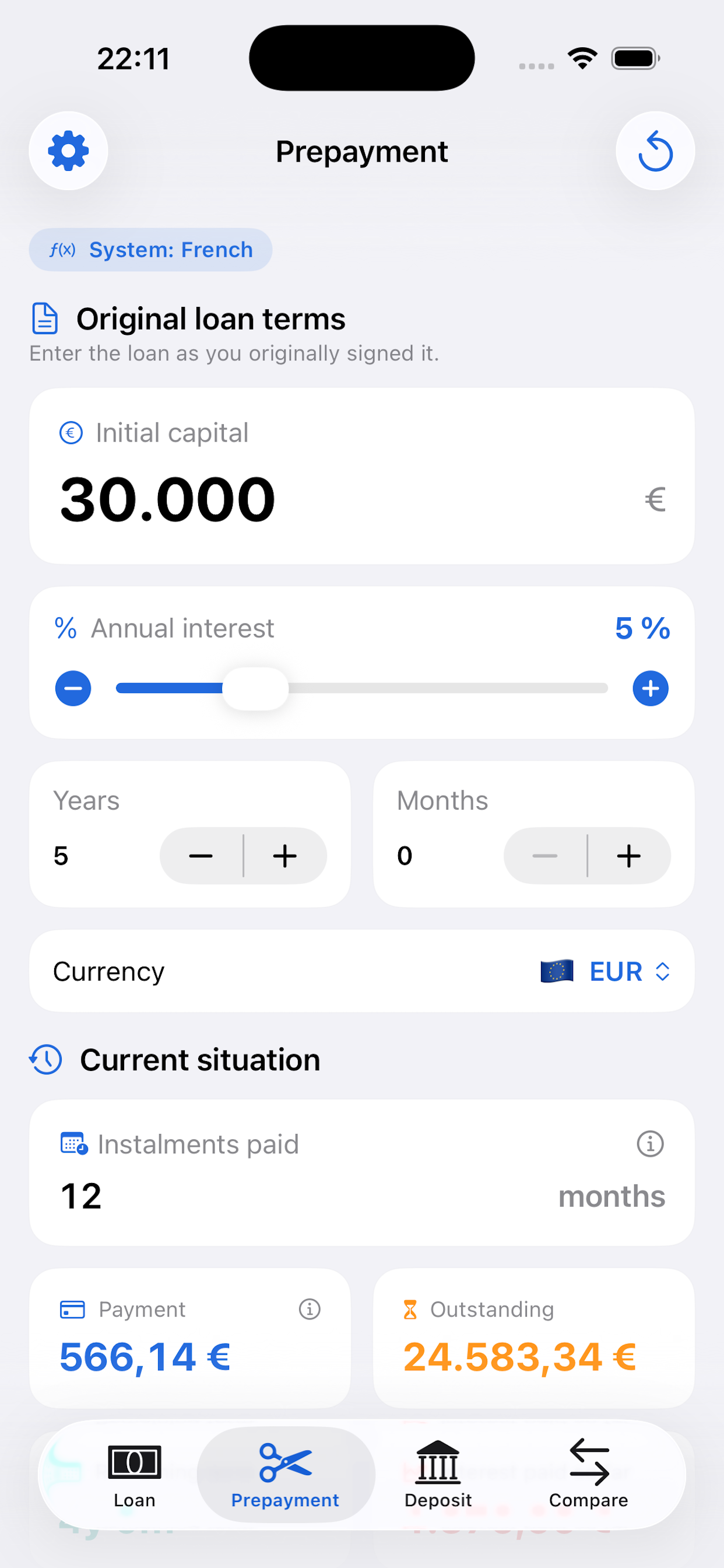 Deposit Calculator