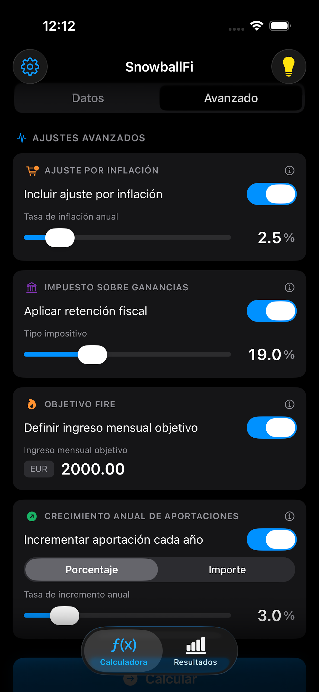 Advanced KPIs